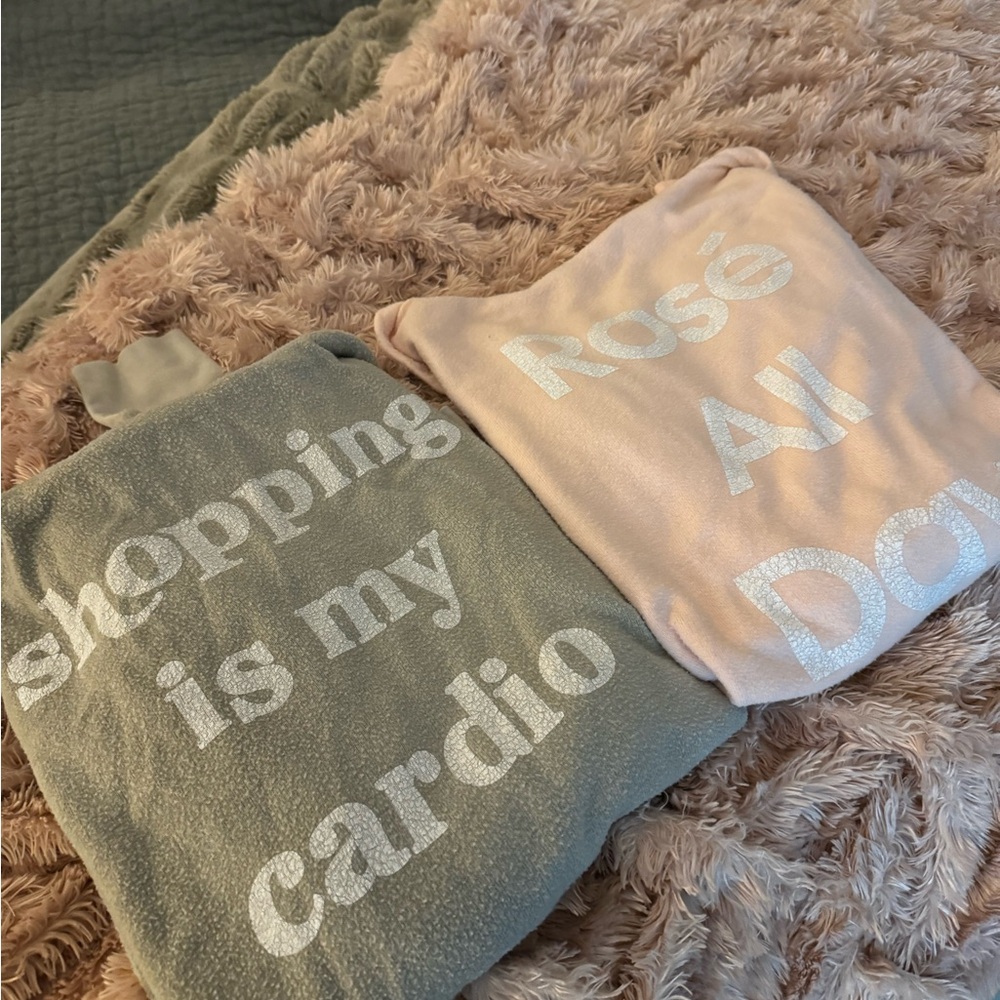 Graphic Tees - Shopping is my Cardio & Rosé All Day